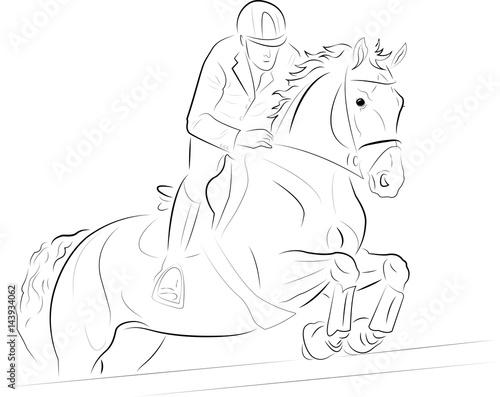 Show jumping.