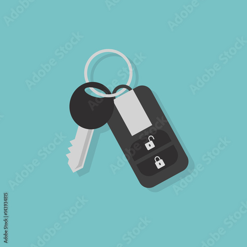 Car key with remote control