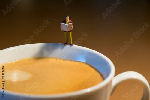 Obraz na płótnie Coffeetime w salonie