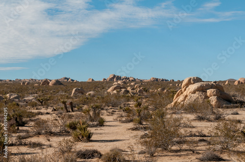 Desert vista view in southern California in the Coachella Valley