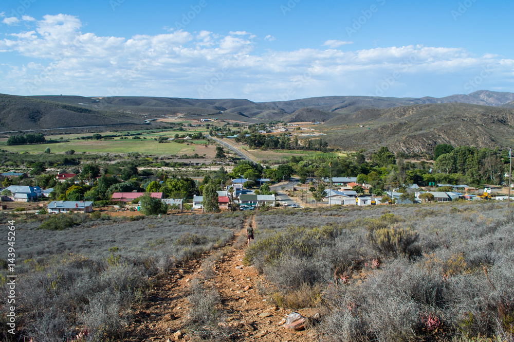 Uniondale with Hilly Backdrop, Western Cape, South Africa