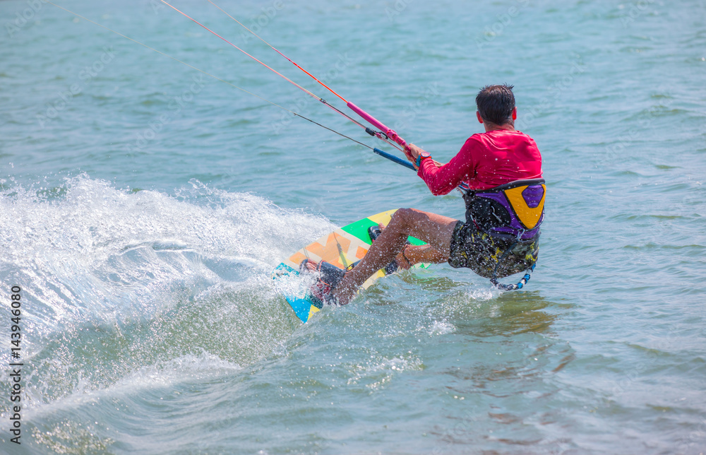 Fototapeta premium Kitesurfer
