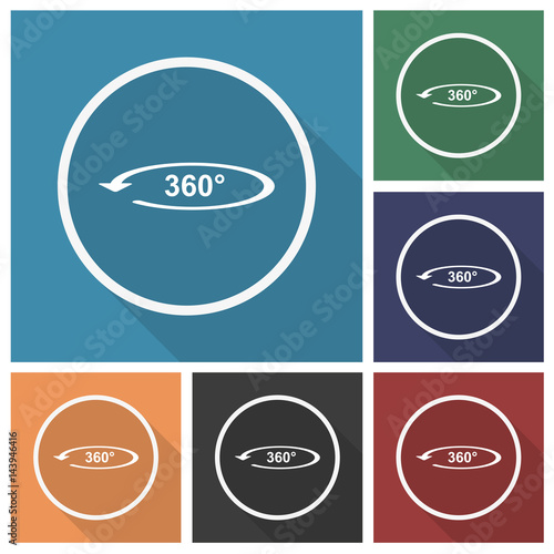 Button - Set - Schatten - 360 Grad VR