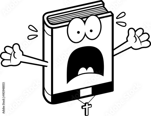 Scared Cartoon Bible