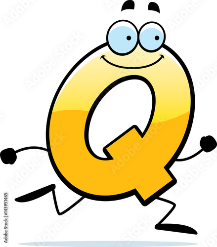 Cartoon Q Running