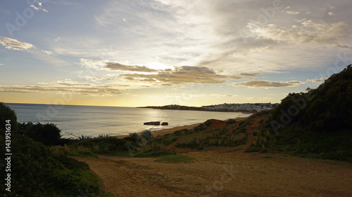 dusk on the beach