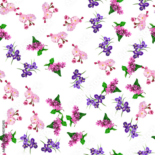 Fototapeta Naklejka Na Ścianę i Meble -  blooming lilac flower