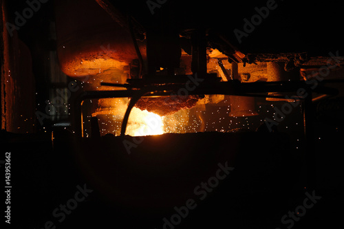 Process of metal processing - melting furnace