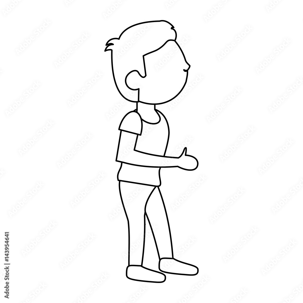 character boy son image outline vector illustration eps 10 character boy son image outline vector illustration eps 10
