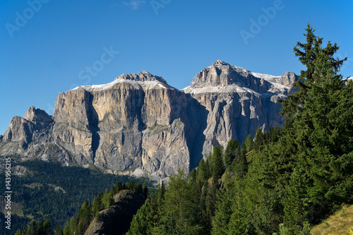 Italy,Val di Fassa, Dolomites, Europe, mountain, Alps, Trentino..Sella group photo
