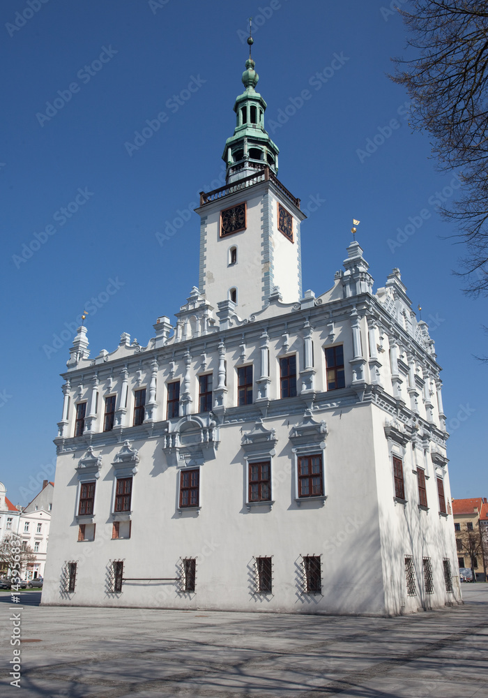 Obraz premium Ratusz w Chełmnie, będący jednym z najcenniejszych zabytków polskiego renesansu, Polska