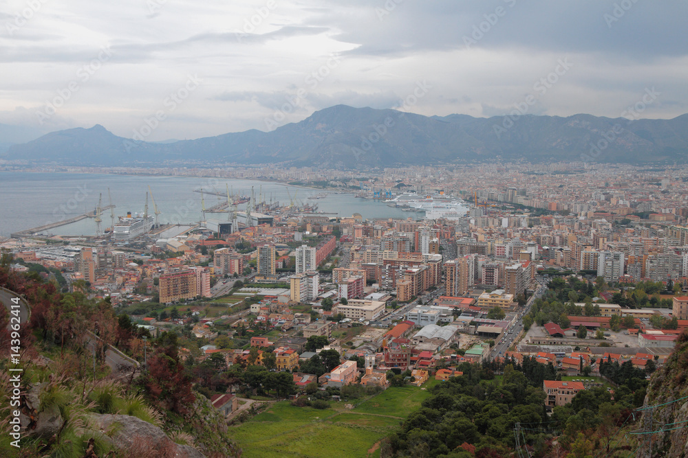 Largest port city. Palermo, Sicily, Italy