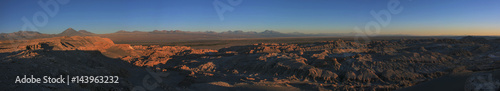 Panorama Overlooking San Pedro De Atacama Chile © Tom