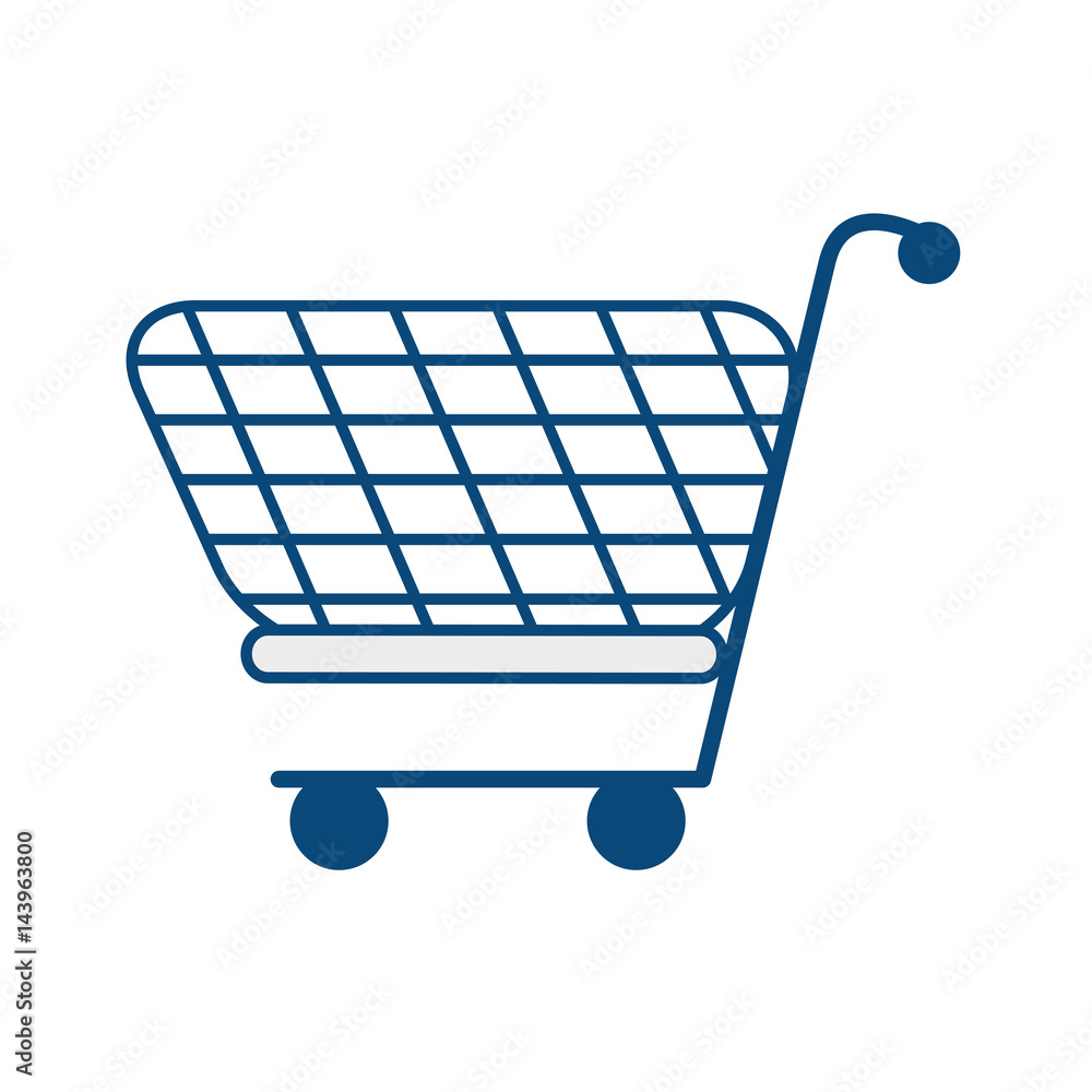 shopping cart isolated icon shopping cart isolated icon