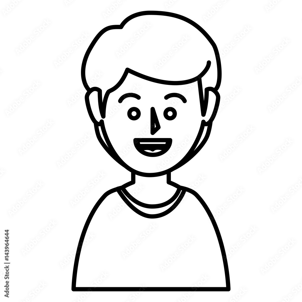 young man avatar character young man avatar character