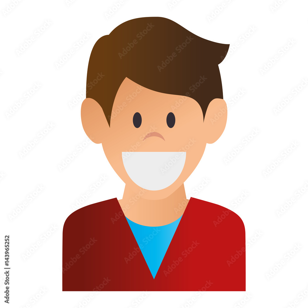 young man avatar character young man avatar character