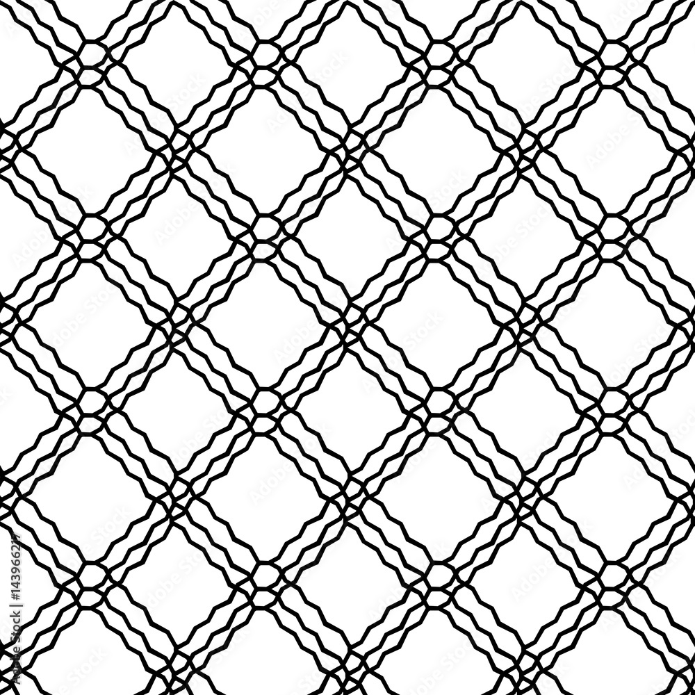 Obraz premium Geometric pattern square cell , tissue, Wallpaper and packaging.Vector illustration.