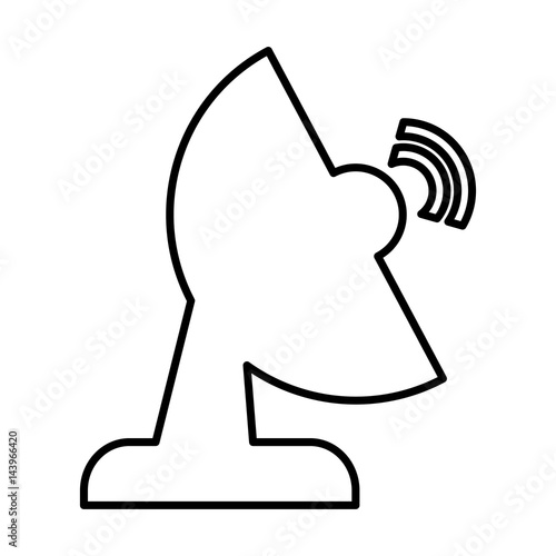 antena satellite isolated icon