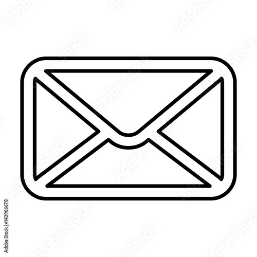 envelope mail isolated icon