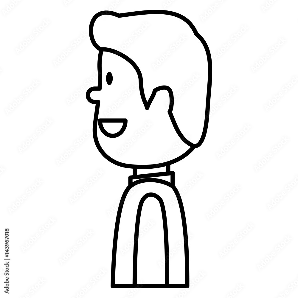 Obraz premium young man avatar character