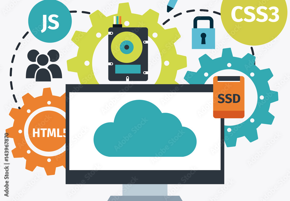Programming Language and Technology Infographic 4 Stock Template ...