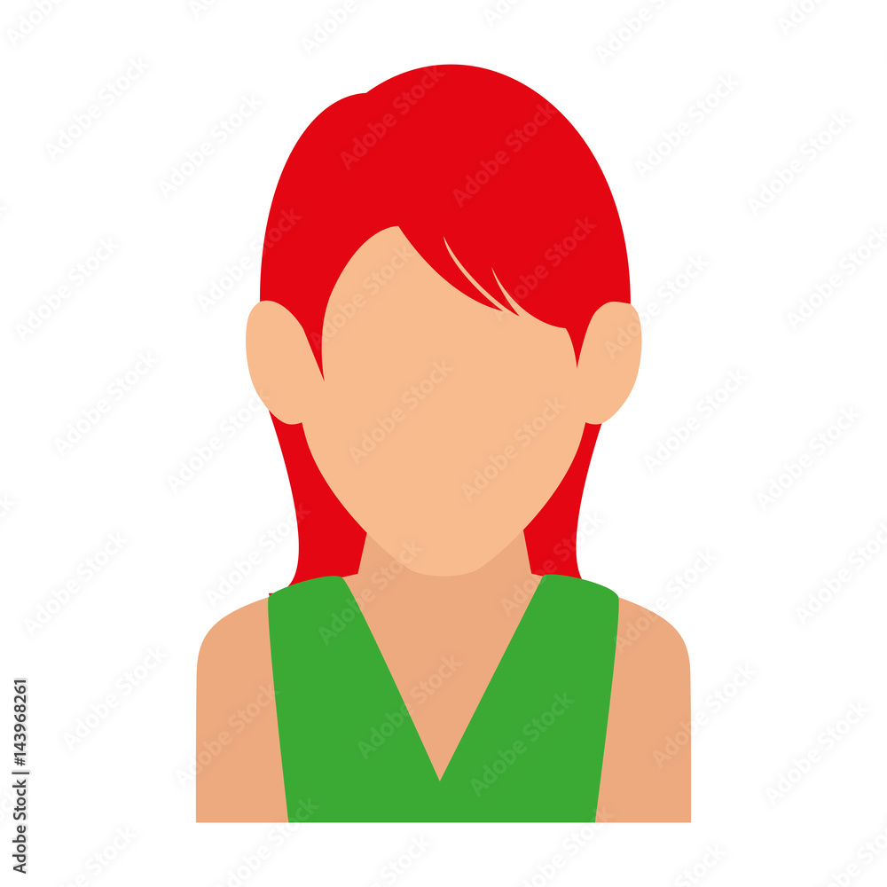 young woman avatar character vector illustration design young woman avatar character vector illustration design