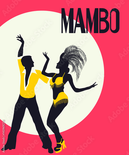 Mambo dancers card