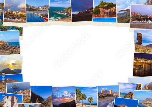Frame made of Tenerife Canary images (my photos)