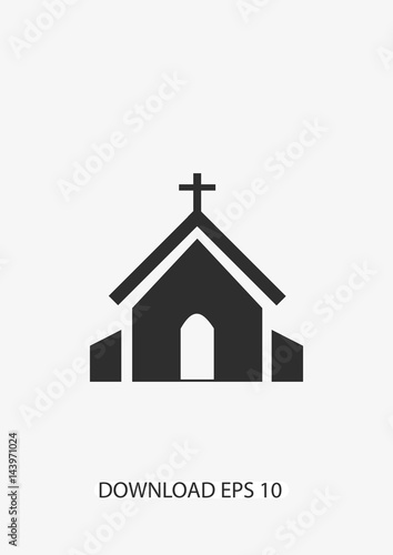 Church icon, Vector
