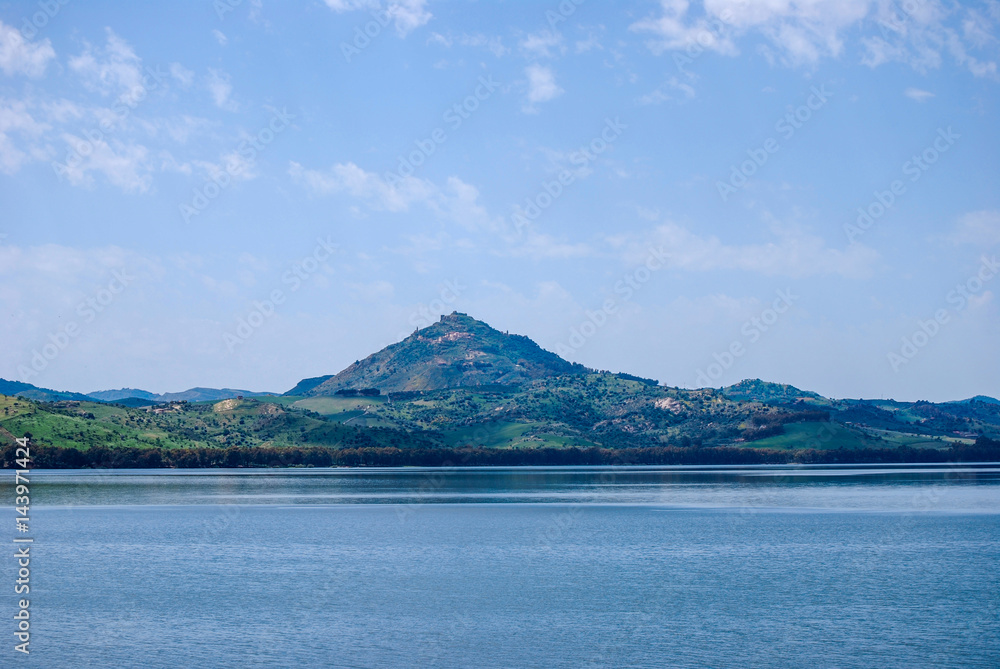 Regalbuto. The Pozzillo lake in Sicily Regalbuto. The Pozzillo lake in Sicily