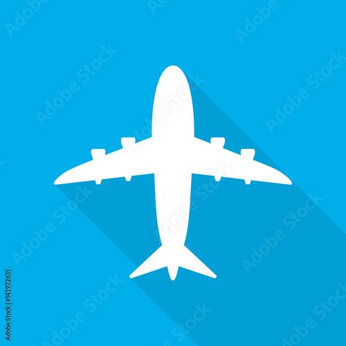 Aircraft icon. Vector illustration.
