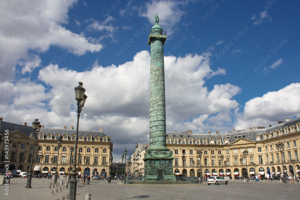 on the place vendome in Paris