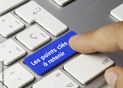 Obraz na płótnie Les points clés à retenir