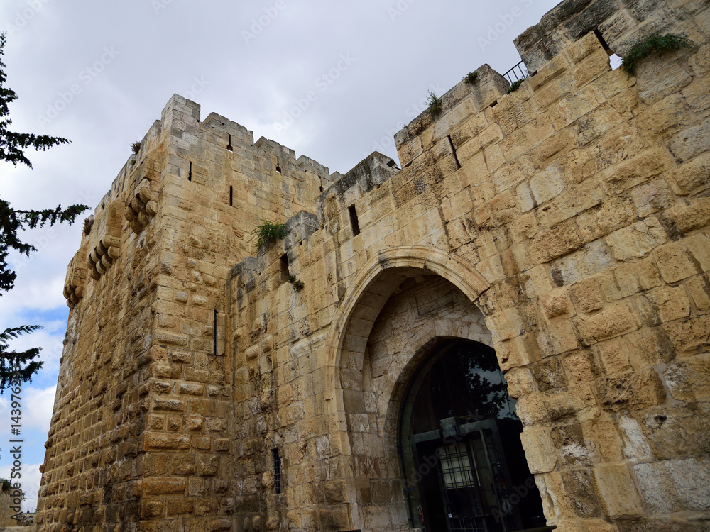 Tower of David in old Jerusalem.