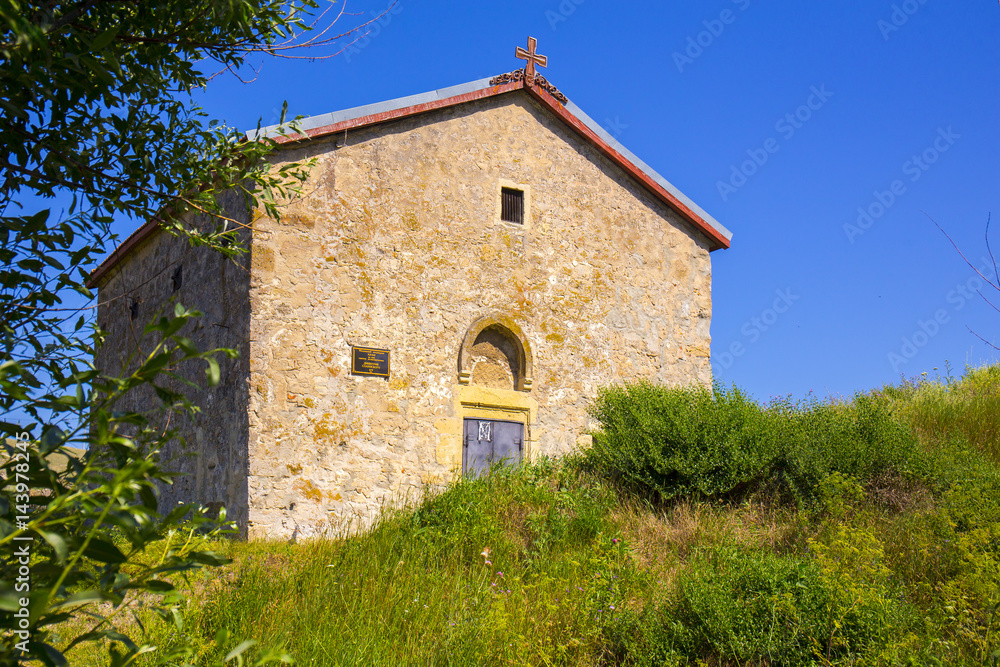 View on orthodox church exterior View on orthodox church exterior