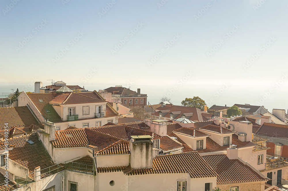 View of Lisbon from the hill