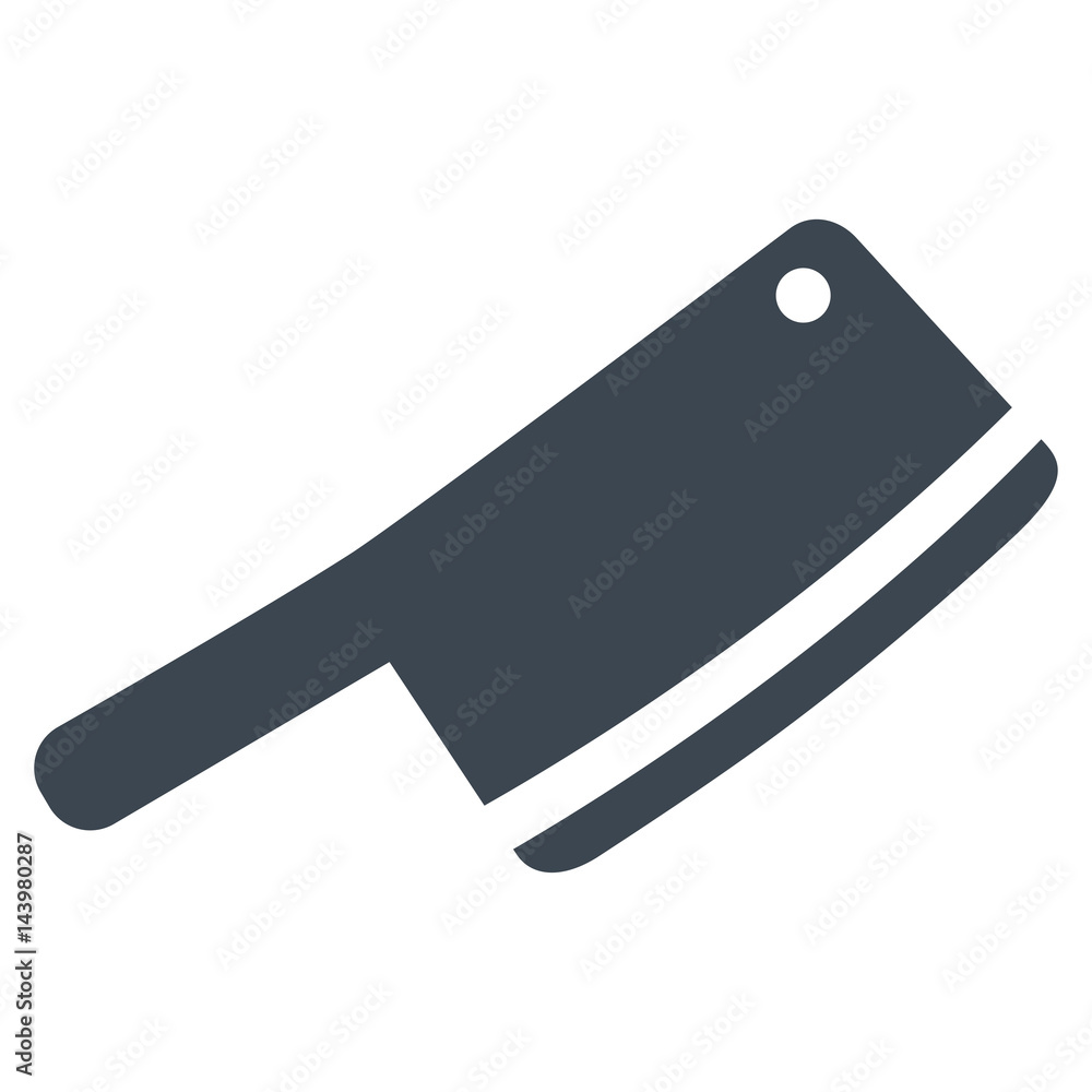 Butchery Blade flat vector pictograph. An isolated illustration on a white background. Butchery Blade flat vector pictograph. An isolated illustration on a white background.
