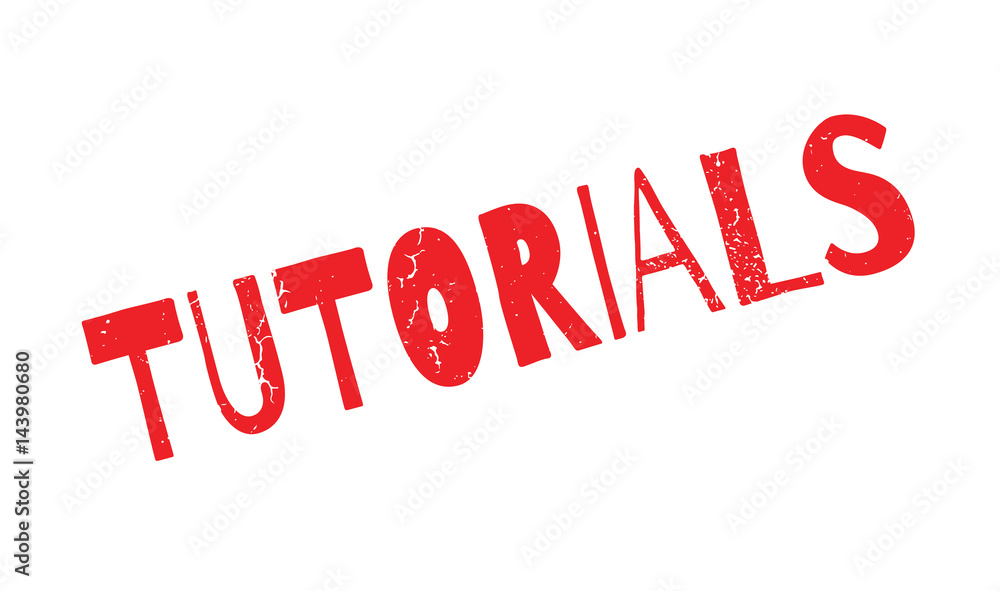 Tutorials rubber stamp. Grunge design with dust scratches. Effects can be easily removed for a clean, crisp look. Color is easily changed. Tutorials rubber stamp. Grunge design with dust scratches. Effects can be easily removed for a clean, crisp look. Color is easily changed.