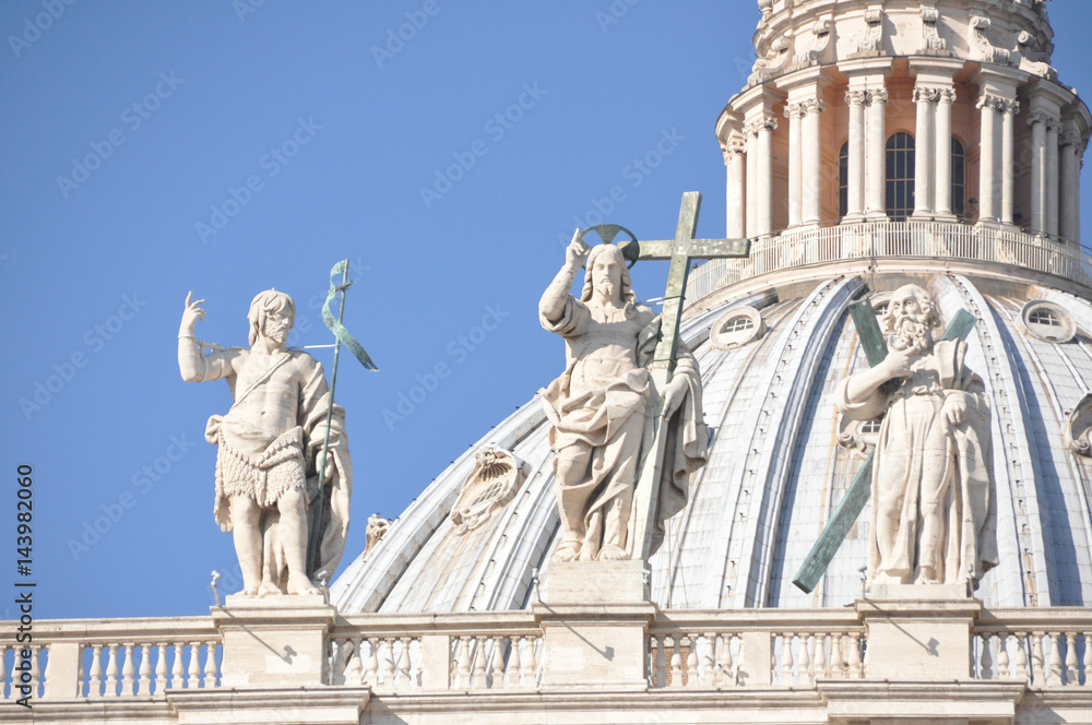 Obraz premium St. Peter's Christ Statue