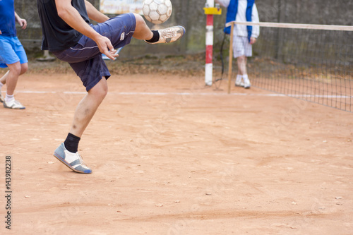 football tennis training