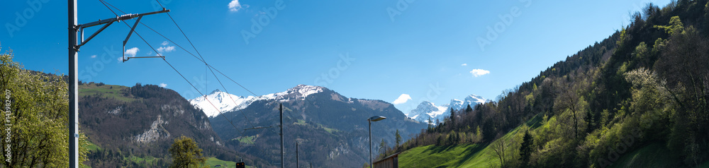 Panorama of Alps,Switzerland