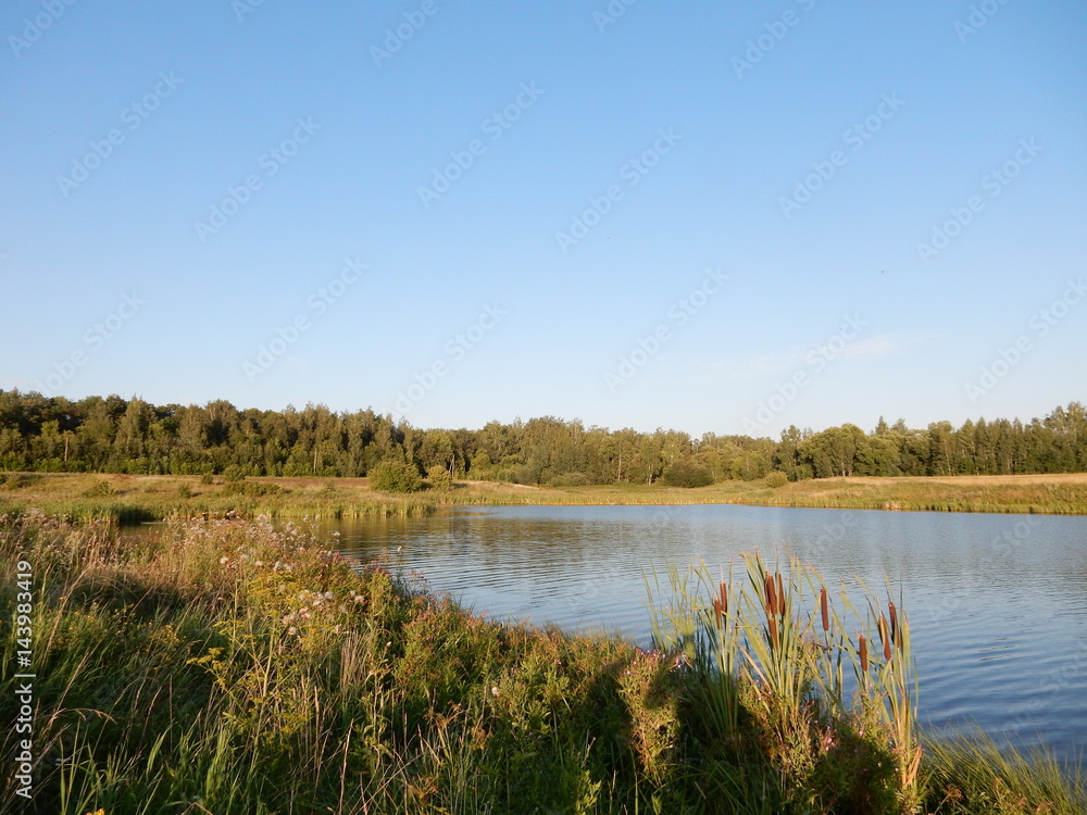 Lake at the dawn Lake at the dawn