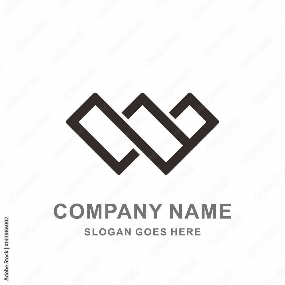 Monogram Letter W Geometric Square Cube Architecture Interior Construction Business Company Stock Vector Logo Design Template Monogram Letter W Geometric Square Cube Architecture Interior Construction Business Company Stock Vector Logo Design Template