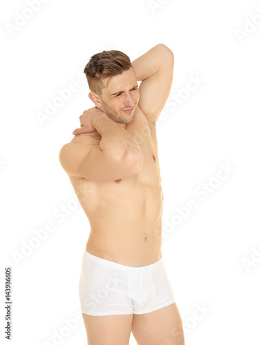 Young man suffering from ne...