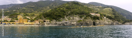 Monterosso (Liguria) panorama. Color image