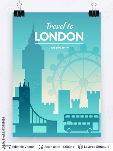 Famous city poster.