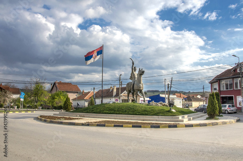 Milos Obilic Monument - Gracanica Kosovo