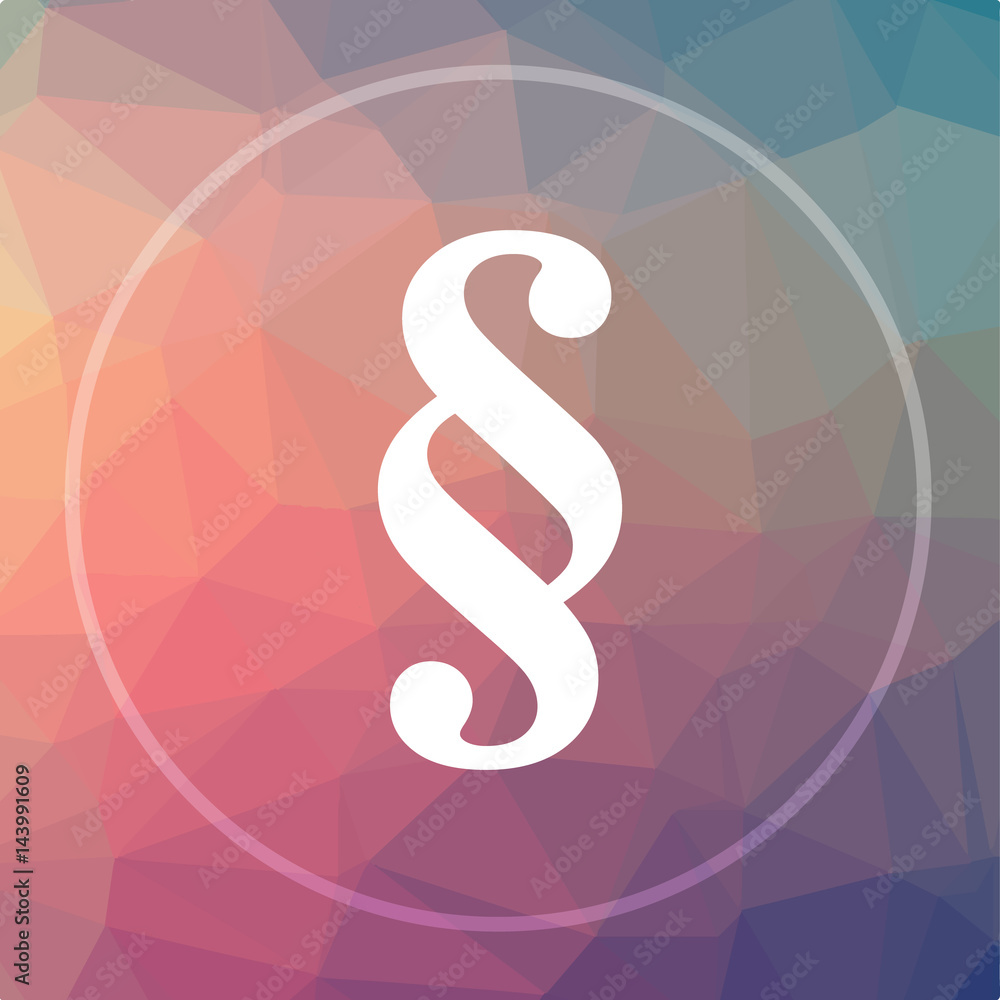 Obraz premium Paragraph icon