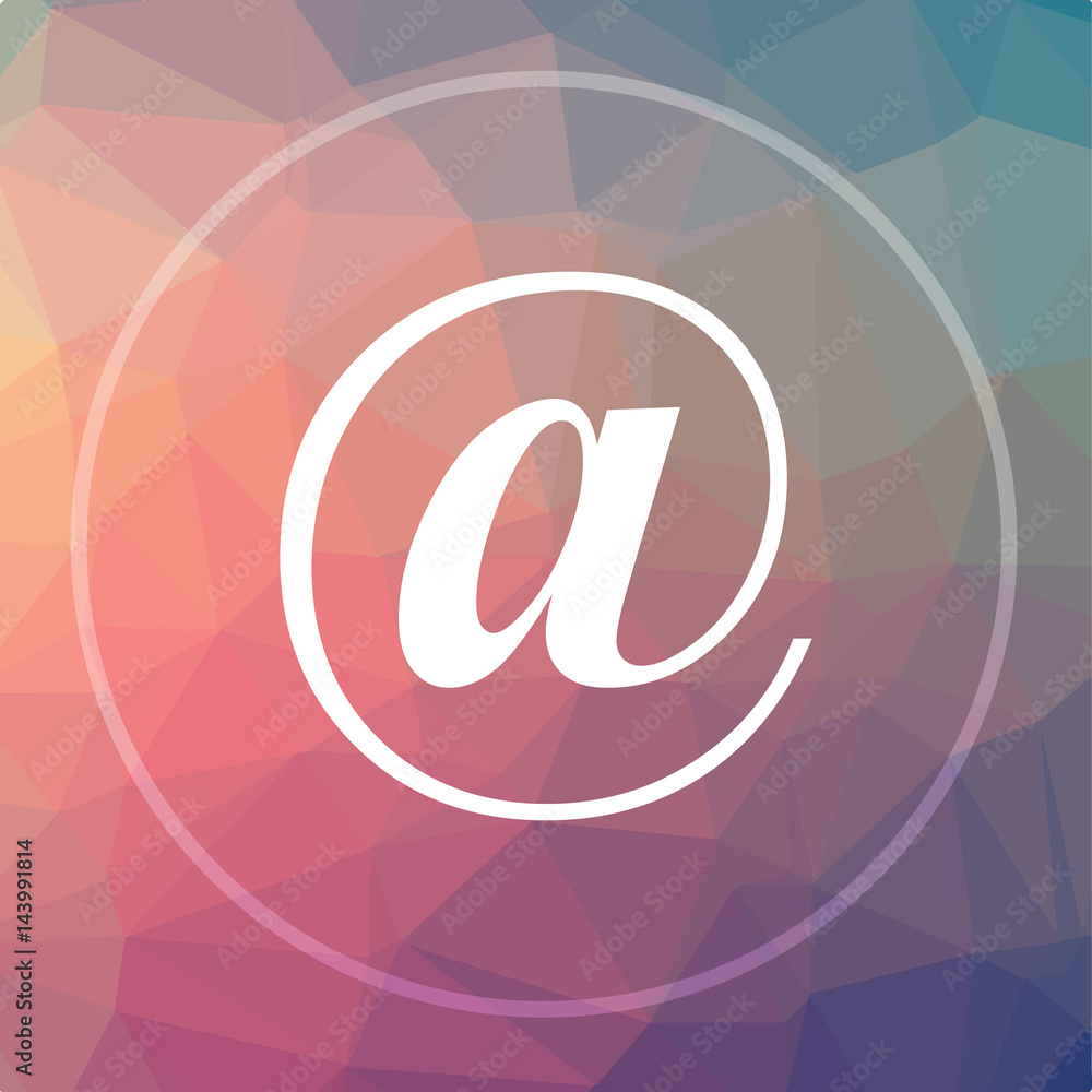 Obraz premium At icon