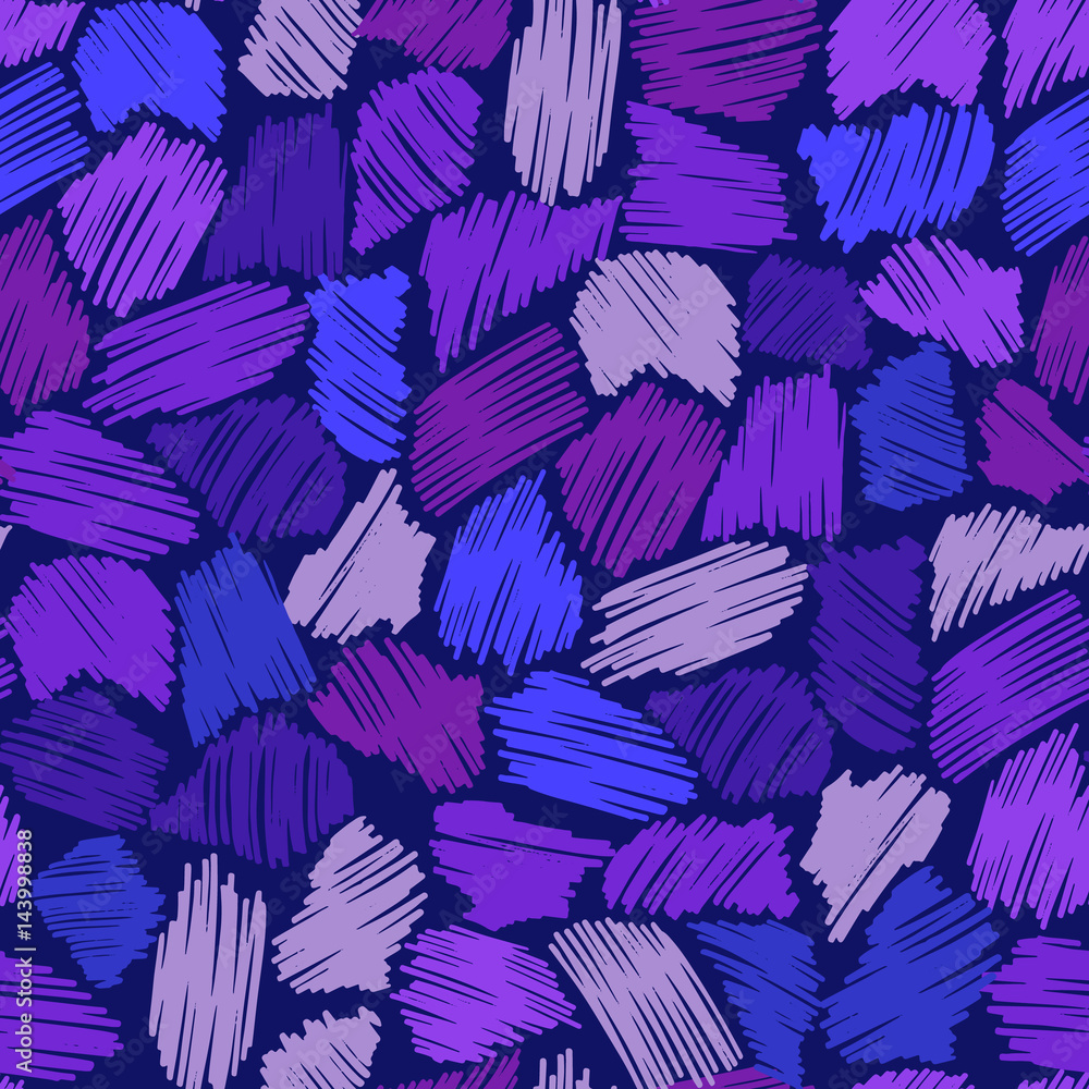 Fototapeta premium abstract seamless background with free hand strokes